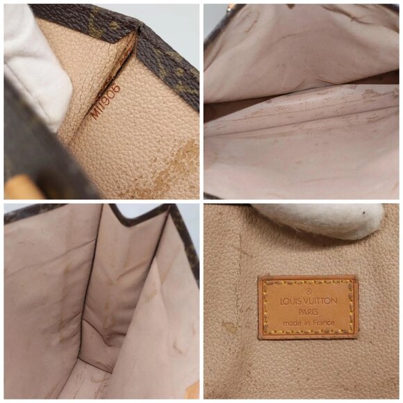 LOUIS VUITTON Monogram Sac Plat Hand Bag M51140 LV Auth EC550 - Picture 15 of 16